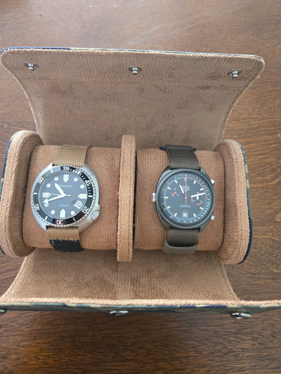 Customer photo review of W.O.E. Watch Tube - Tiger Stripe