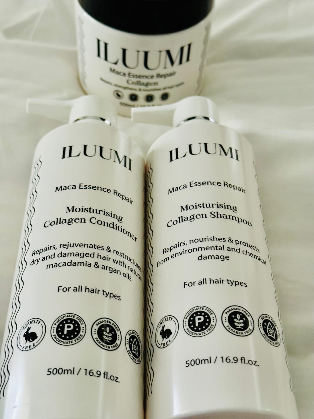 Customer photo review of Collagen Hair Mask