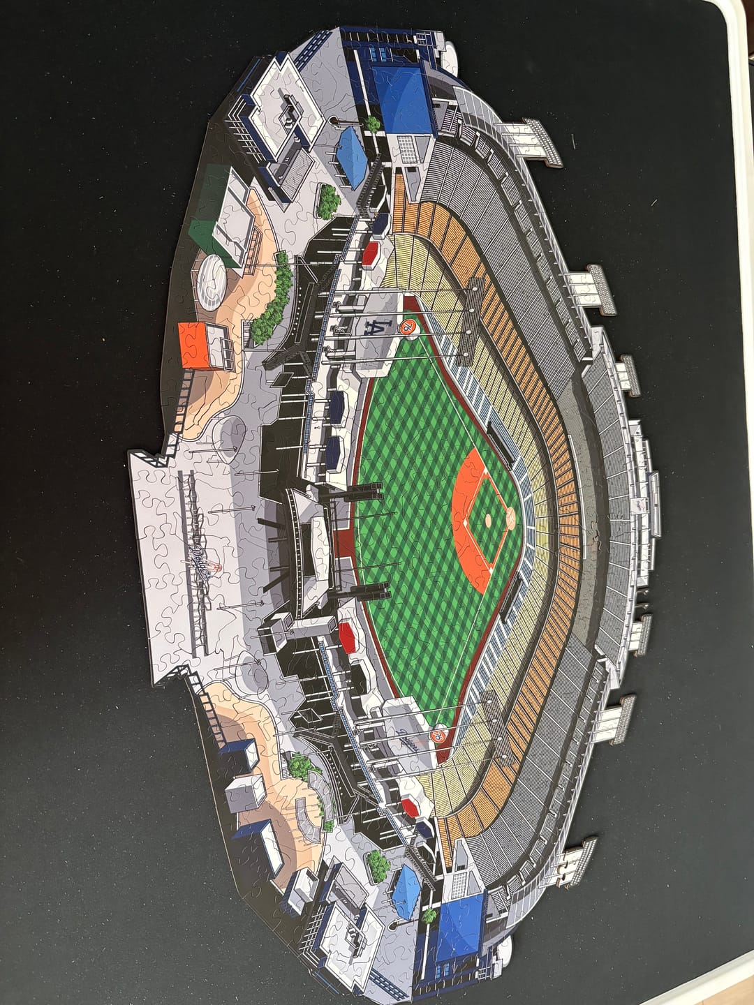 Customer photo review of Los Angeles Dodgers™ Dodgers Stadium - Wooden Puzzle