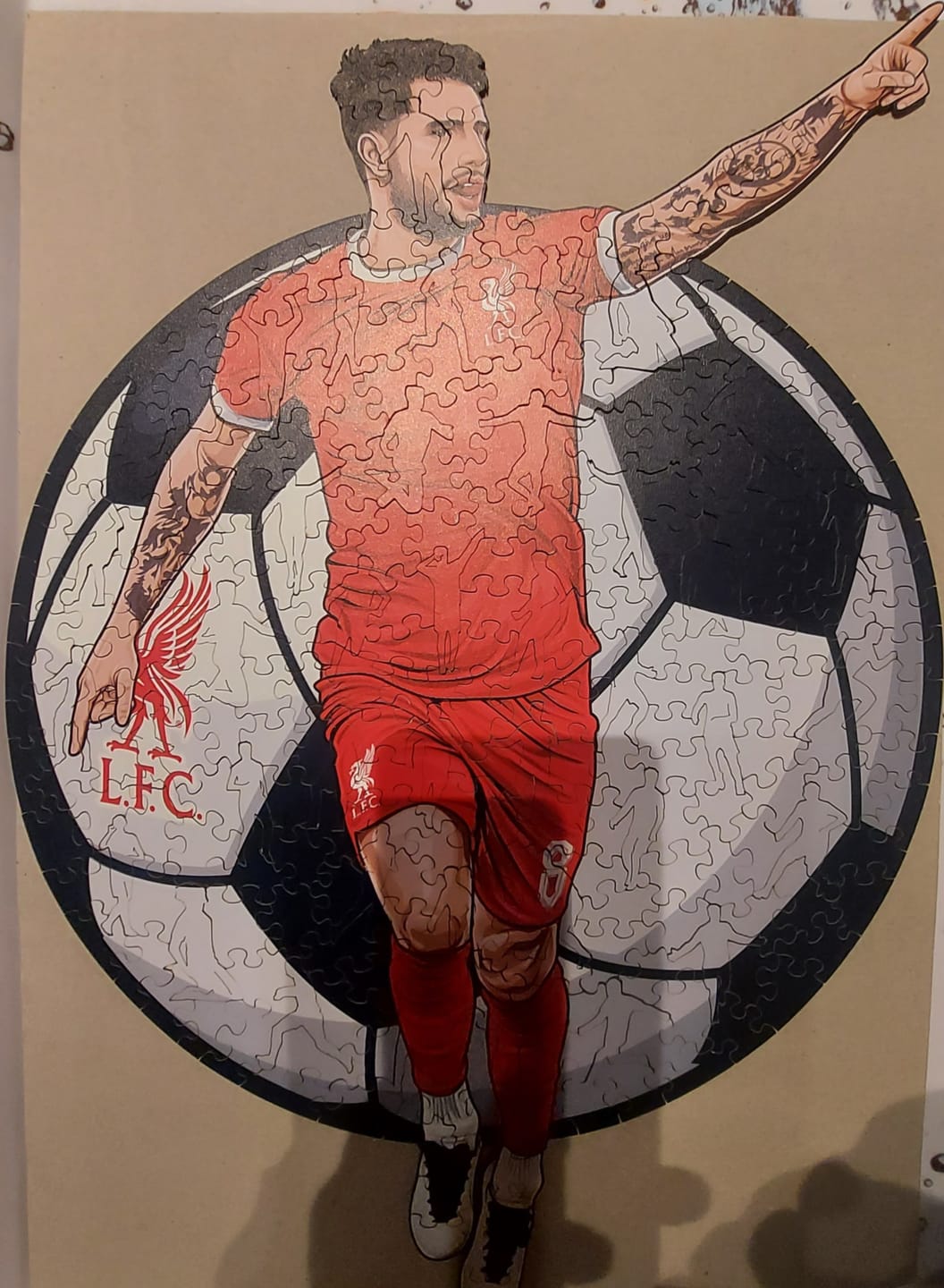 Customer photo review of Dominik Szoboszlai - Holzpuzzle