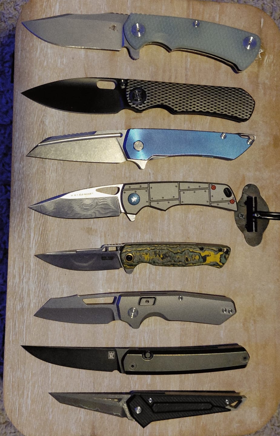 Customer photo review of Damascus KAMETA - Black FRN Scales
