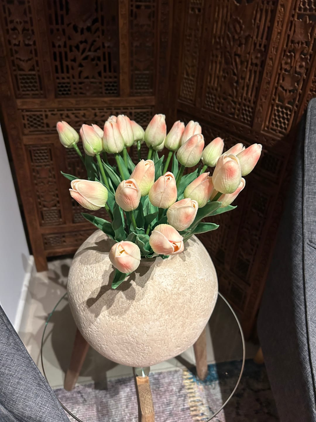 Customer photo review of Tulipes - Vieux rose