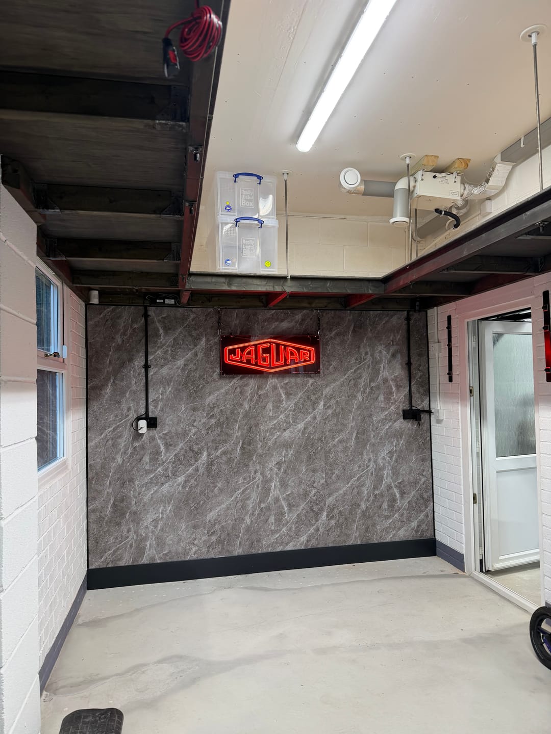 Customer photo review of Premium Pietra Marble Gloss Shower Wall Panel – 1M x 2.4M
