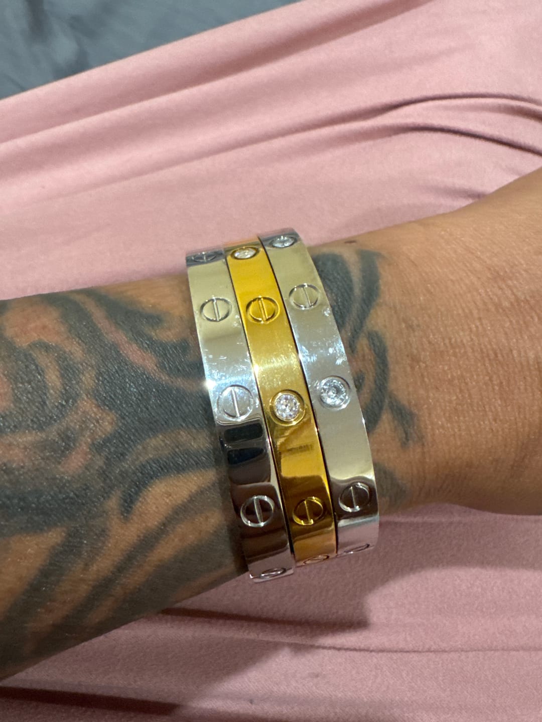 Customer photo review of Love Simply Stud Bracelet