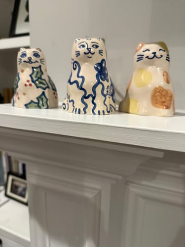 Customer photo review of Kitten - Blue Flower