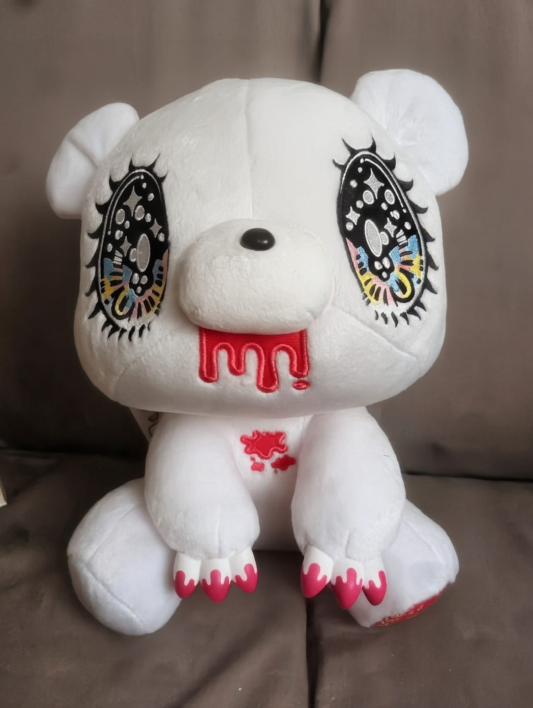 Customer photo review of Gloomy Bear x Yurie Sekiya Chax Taito Plush [WHITE] SHIPPING NOW!!