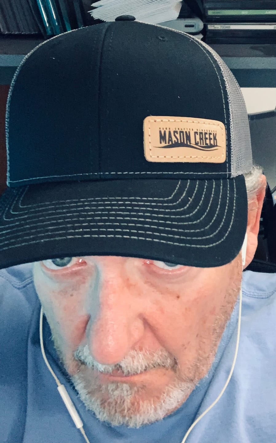 Customer photo review of Richardson 112 Custom Leather Patch Hat