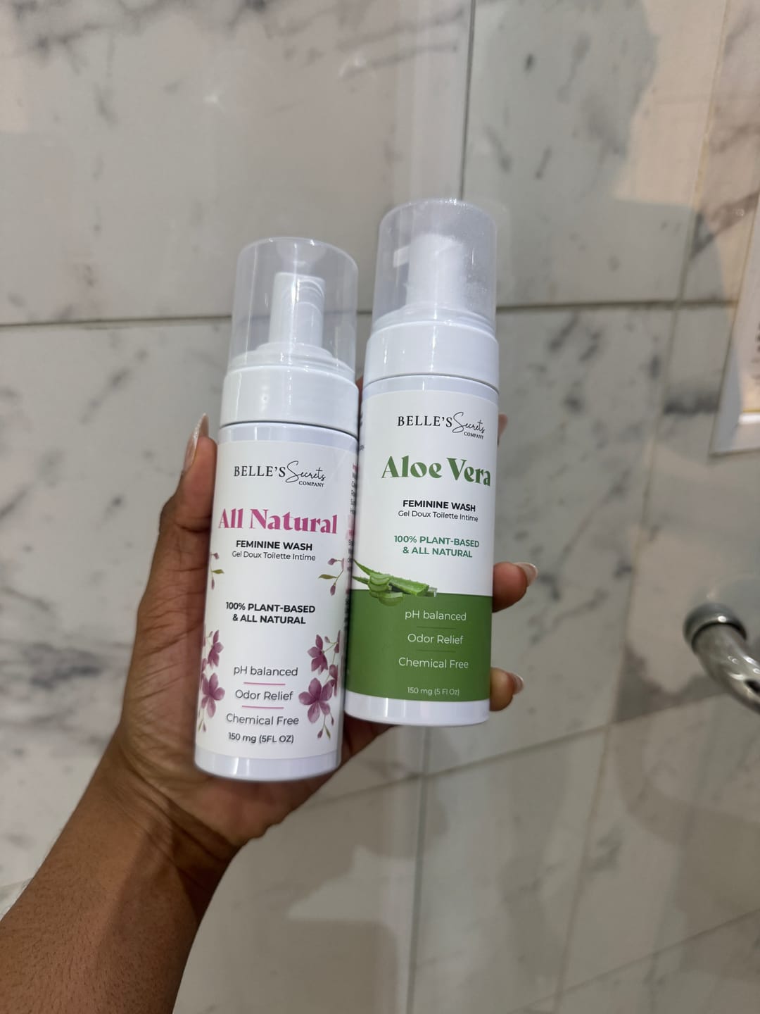 Customer photo review of Natural Yoni Wash