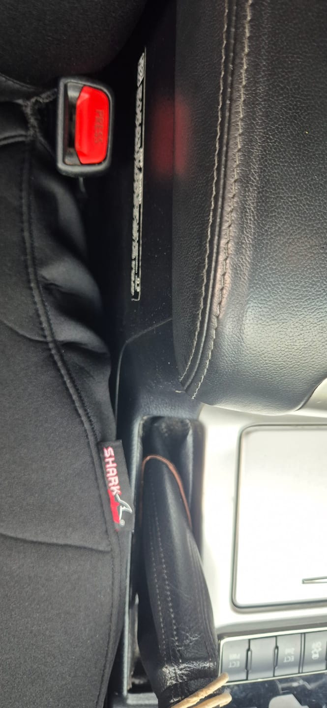 Customer photo review of Sharkskin Front Seat Covers for Toyota Landcruiser 200 Series NOV/2007 - SEP/2021