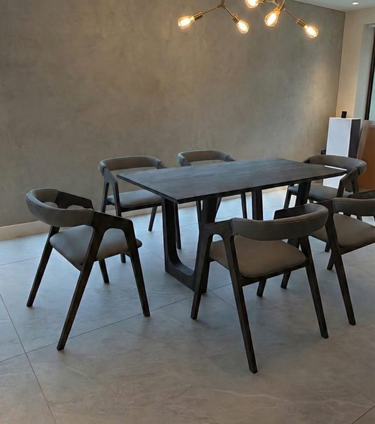 Customer photo review of Julia Walnut Dining Chair