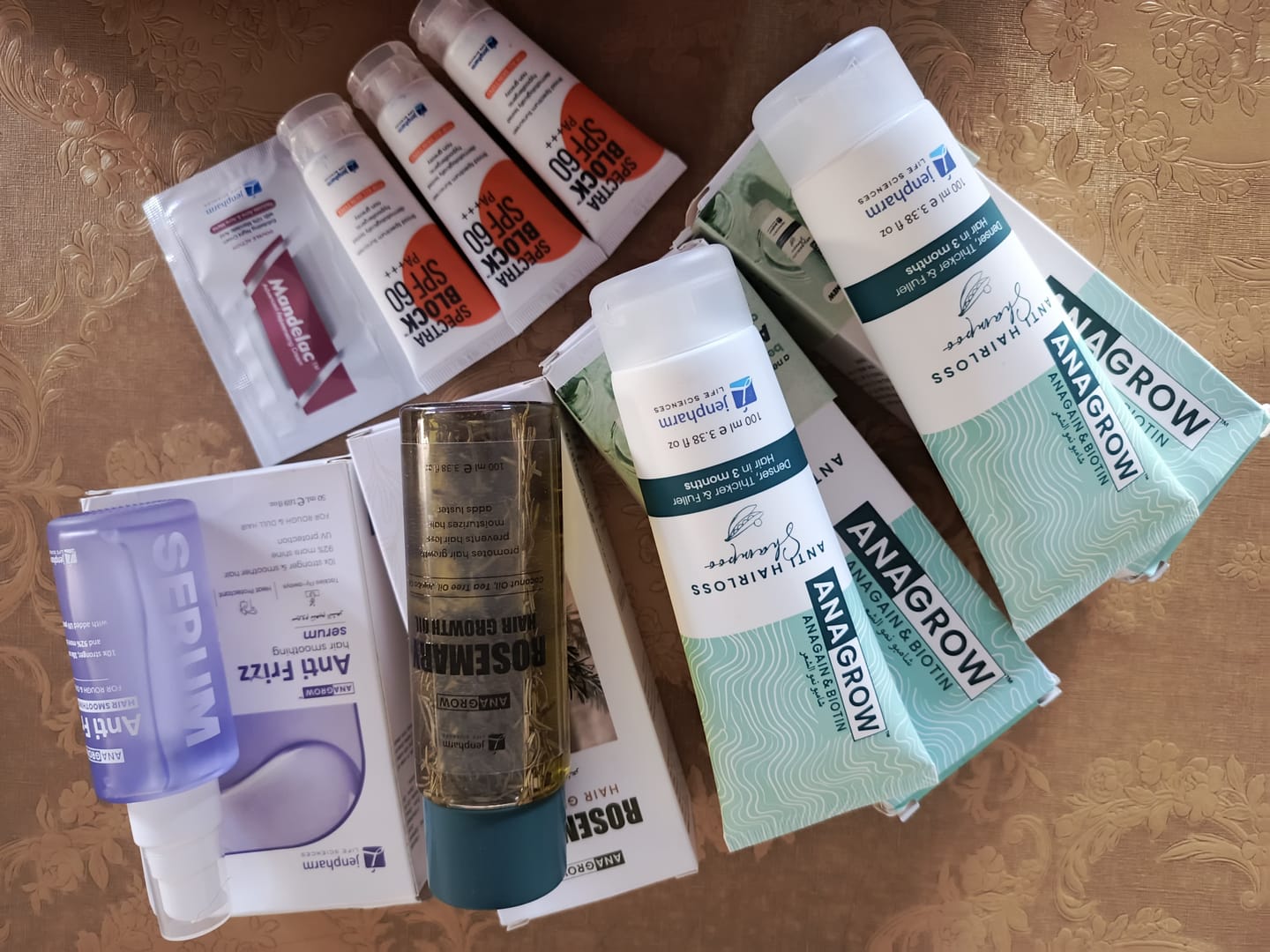 Customer photo review of 32 Day Hair Growth Challenge Bundle
