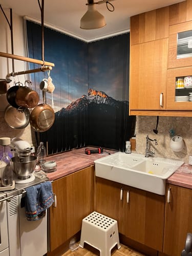 Customer photo review of Lamellenvorhang mit Motiv