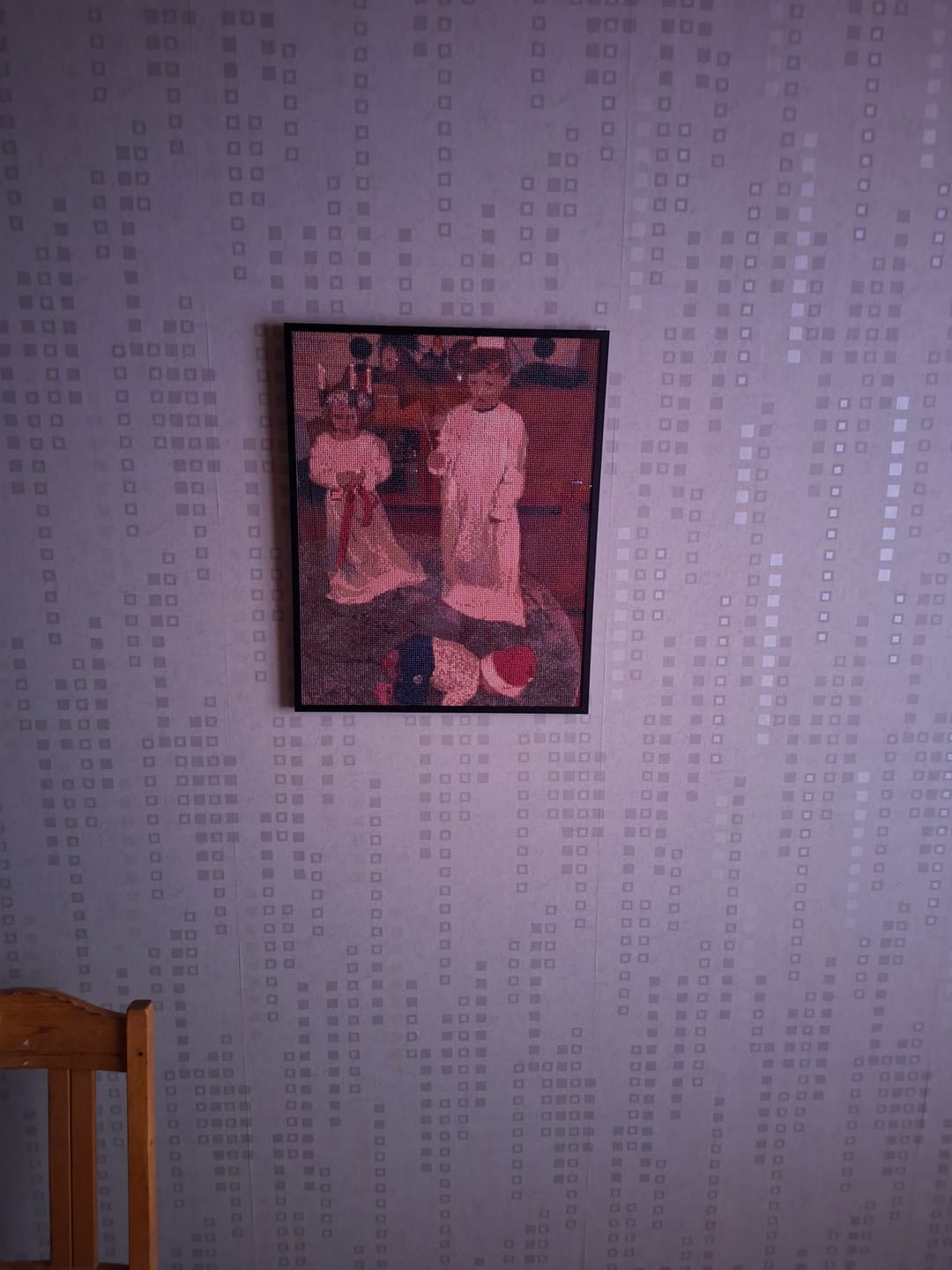 Customer photo review of Eget Foto Diamond Painting