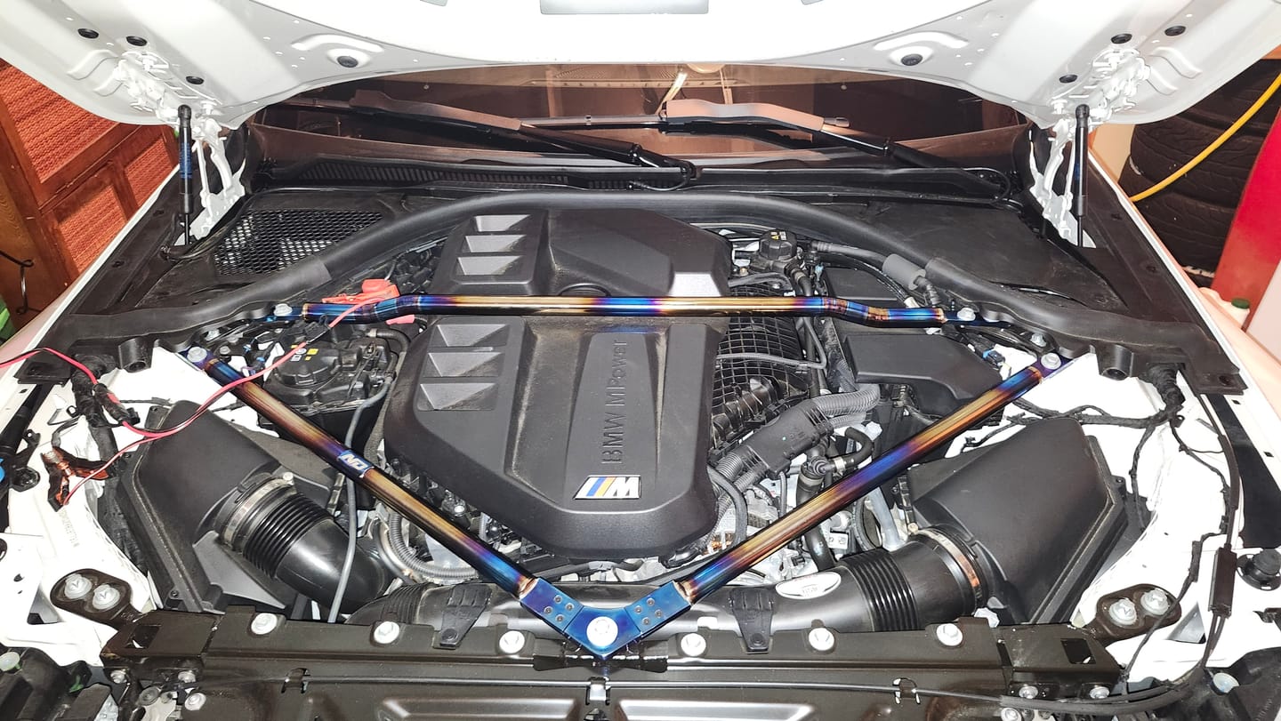 Customer photo review of S58 Titanium Strut/Balance Brace - G80 M3 | G82/G83 M4 | G87 M2