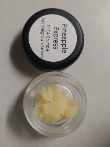 Customer photo review of Pineapple Express | THCA Crumble