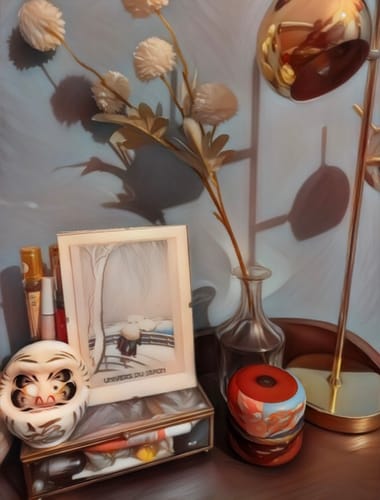 Customer photo review of Daruma Japonais Blanc - 9 à 15 cm