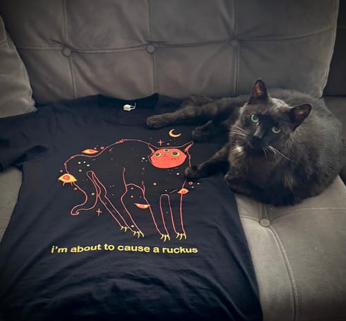 Customer photo review of Orion Ruckus, Unisex T-Shirt
