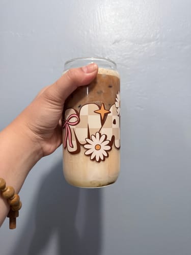 Customer photo review of Almond Coffee Syrup