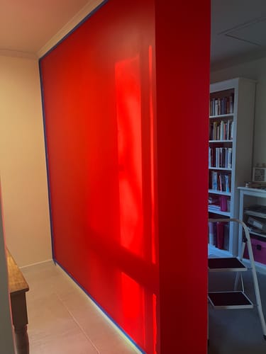 Customer photo review of Vintage Floral Wallpaper - Cream/Ochre