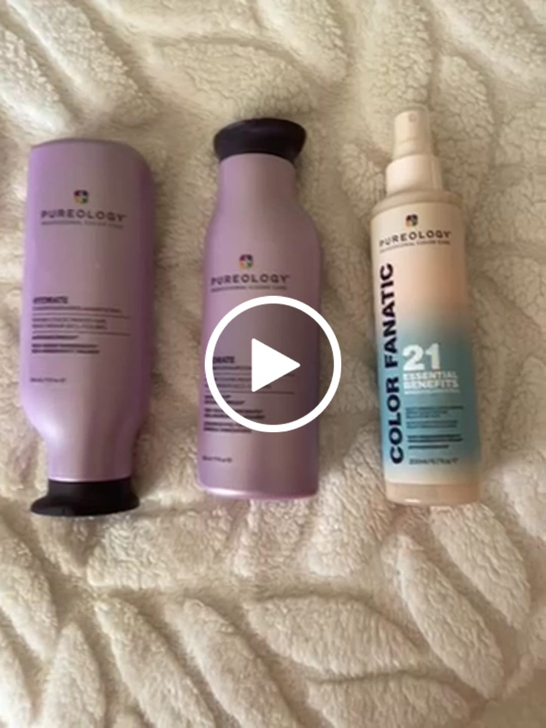Customer video review of Pureology Hydrate Gift Set (trio)