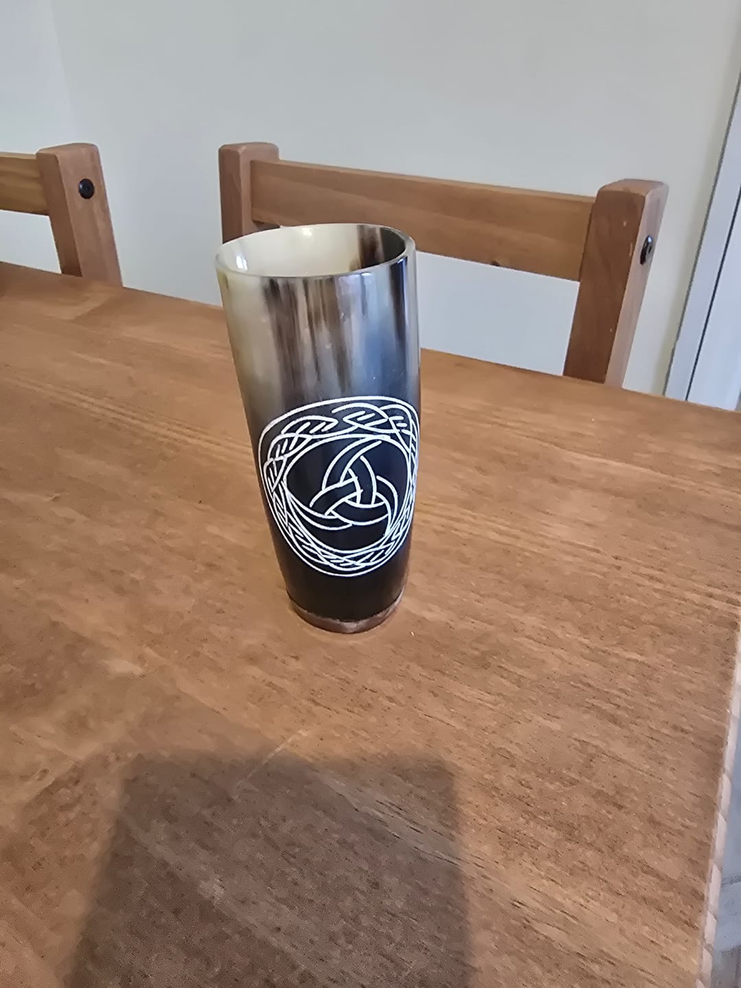 Customer photo review of Mystery Viking Drinking Horn