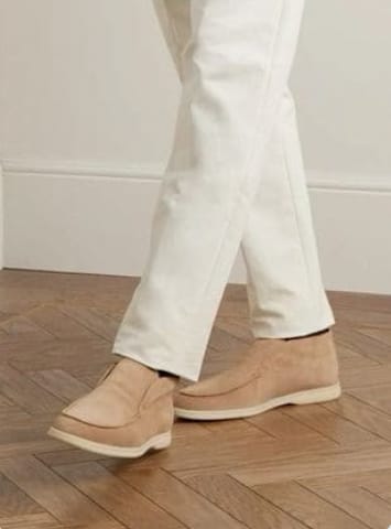 Customer photo review of NOBA Suede Shoes