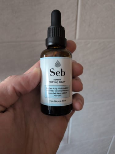 Customer photo review of Seb Natural Calming Serum