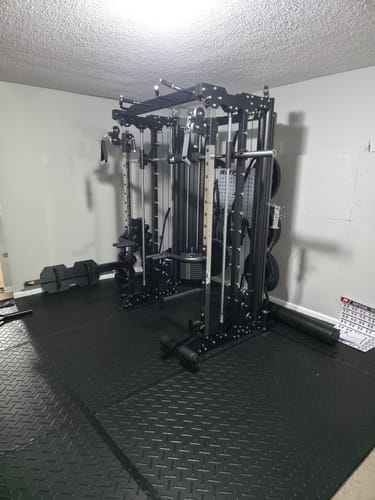 Customer photo review of RitFit BPC06 All-In-One Smith Machine with 286LB Weight Stacks
