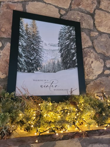 Customer photo review of Walking In A Winter Wonderland by Summer Snow SN381