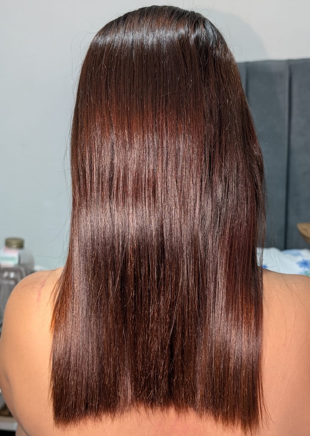 Customer photo review of 🔥 Caja Rosa de Reconstrucción Capilar y Anti-Frizz