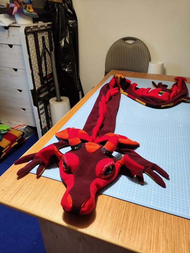 Customer photo review of Plain Anti Pill Polar Fleece Fabric
