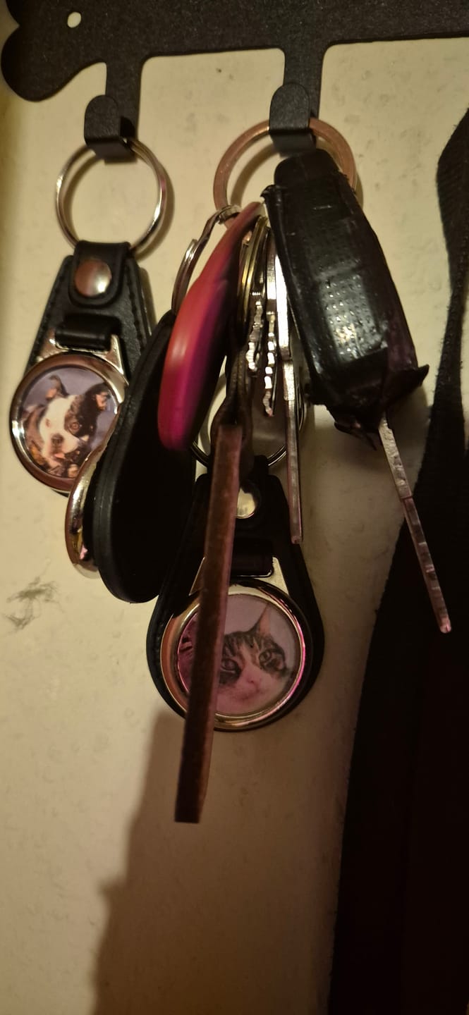 Customer photo review of Schlüsselanhänger-Bundle Leder 3x dein Foto für nur 19,90 €