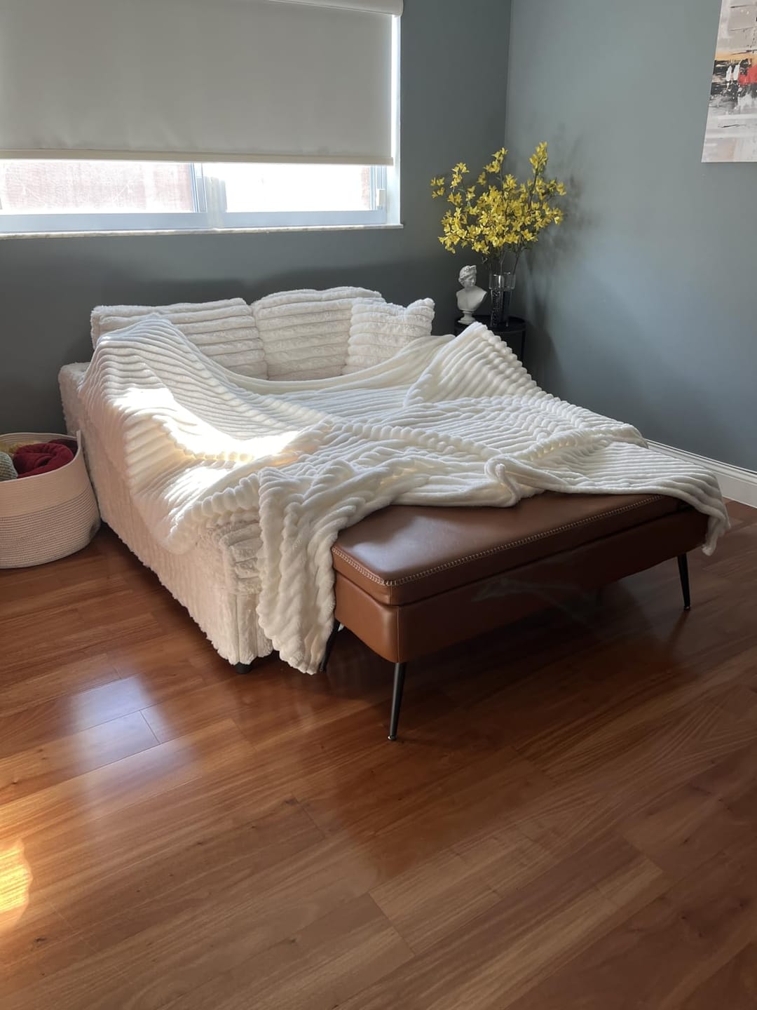 Customer photo review of Cloud Fleece Blanket