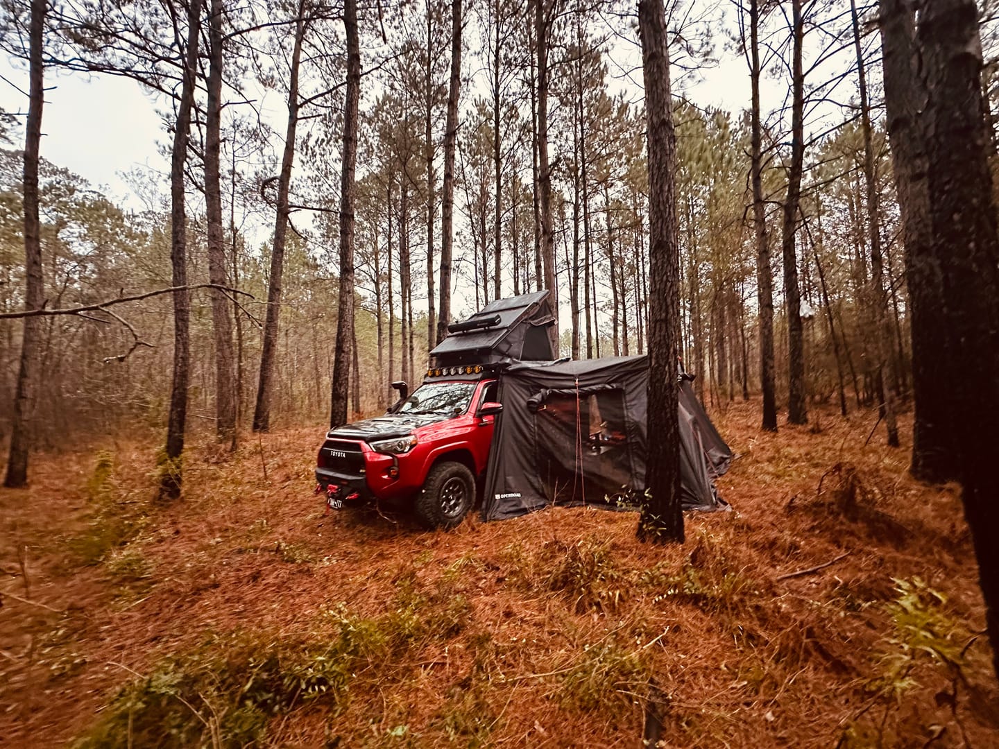 Customer photo review of OPENROAD Aluminum Hard Shell Roof Top Tent-PeakRoof LT V2 Series