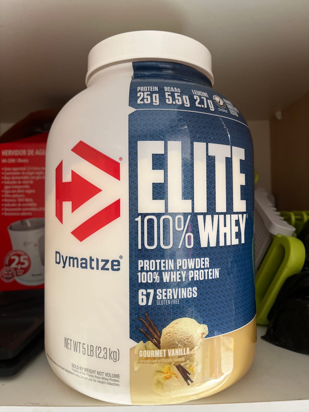 Customer photo review of Dymatize Elite 100% Whey Proteina 5 Lb