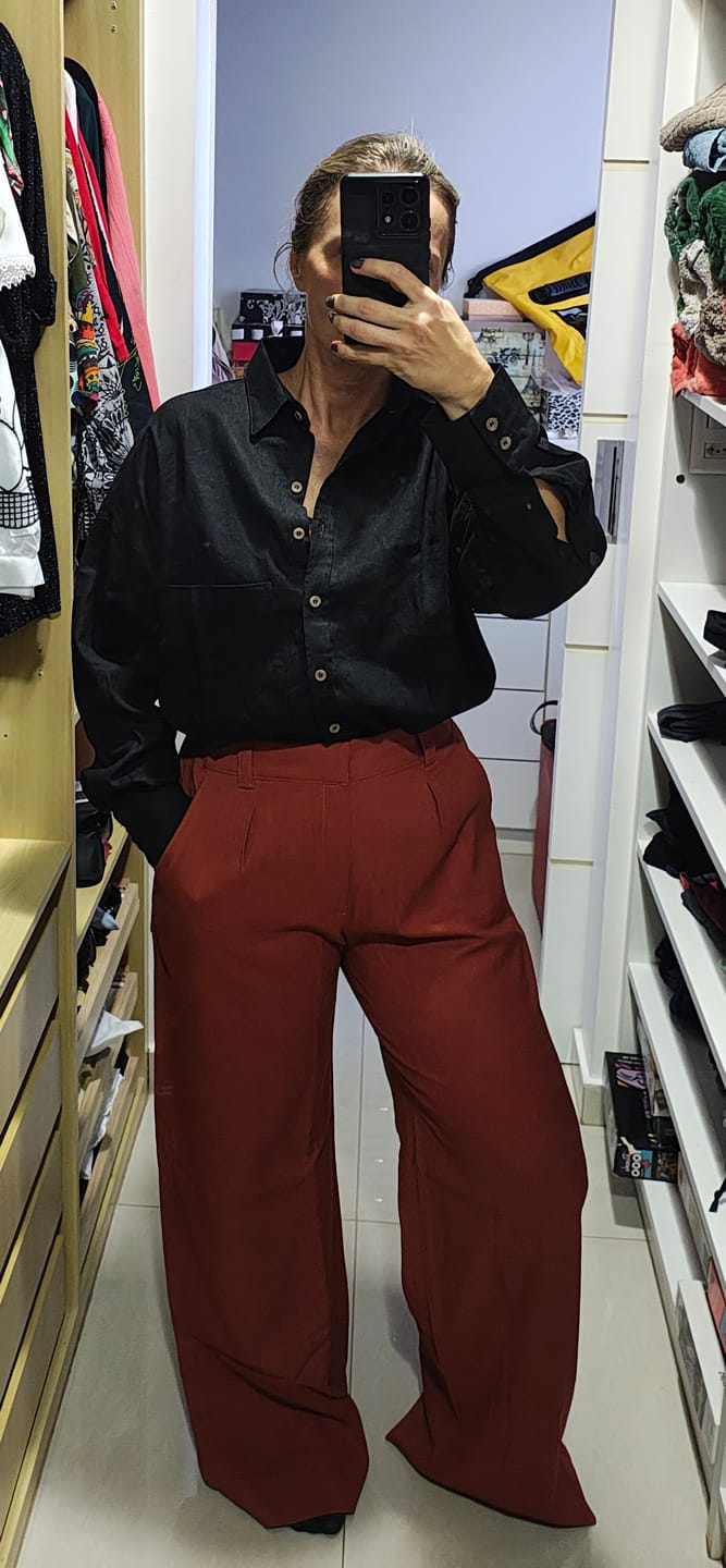 Customer photo review of Camisa Cupuaçu Preta