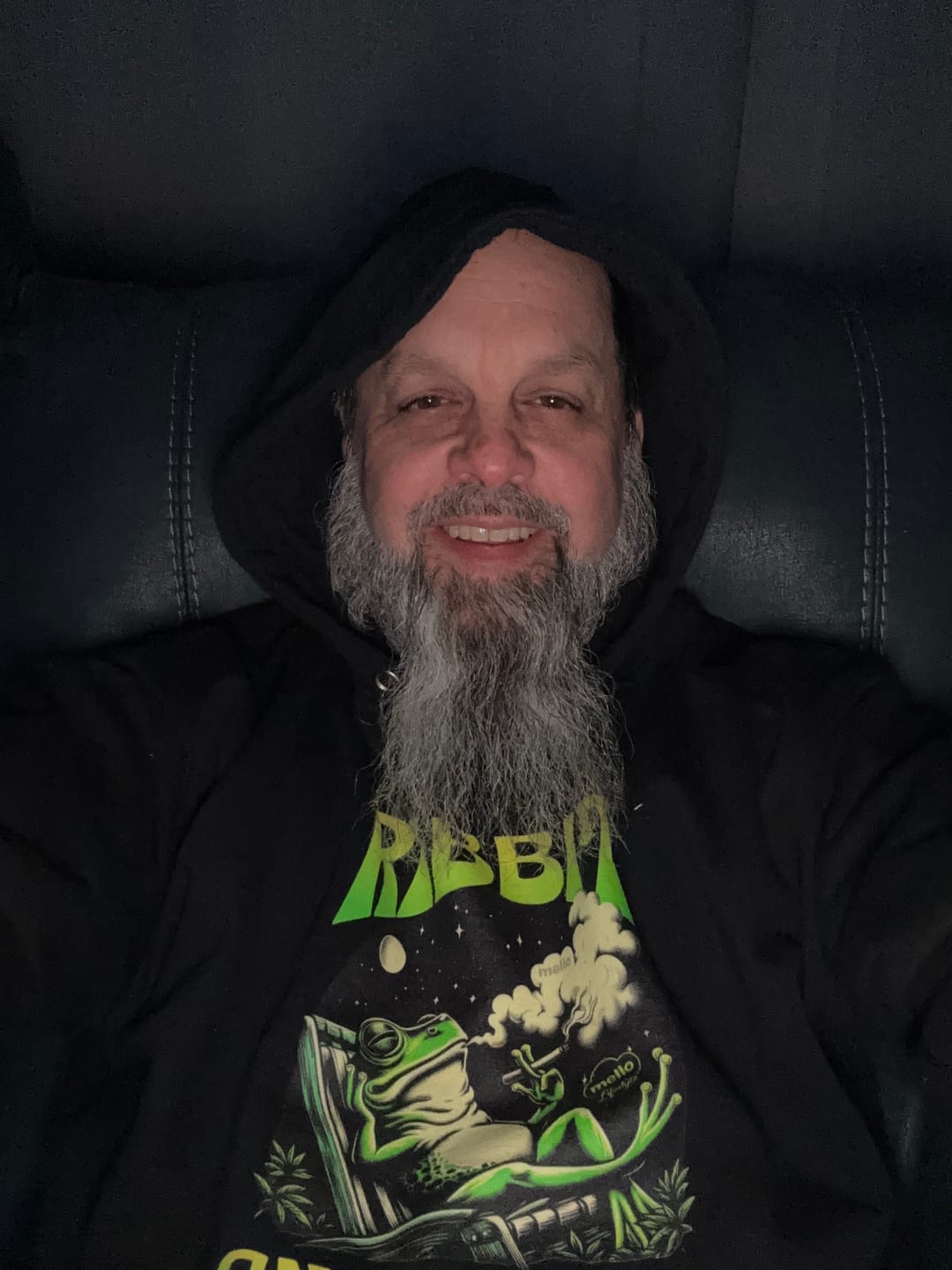 Customer photo review of Ribbit & Relax Hoodie