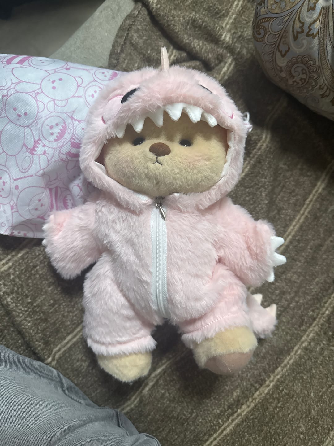 Customer photo review of Pink Dino