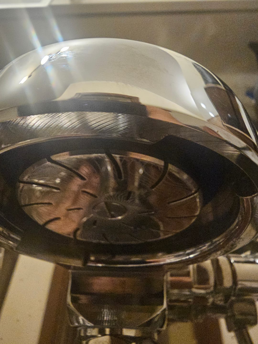 Customer photo review of High Diffusion Espresso Shower Screen - LM, E61, HX, MV
