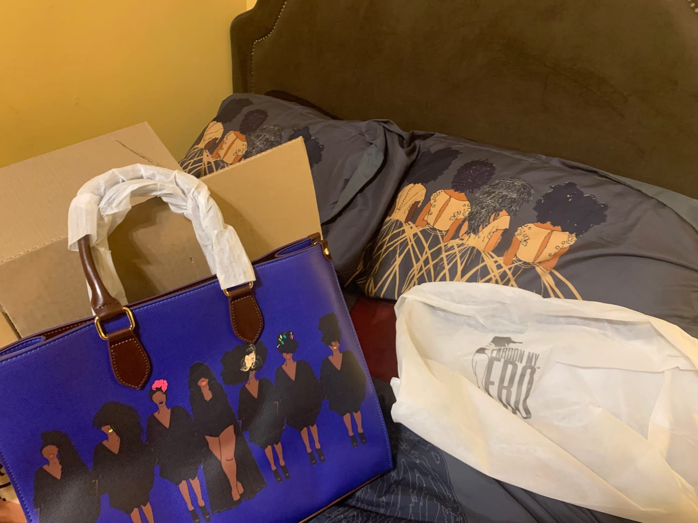 Customer photo review of Tribe Tote Bag