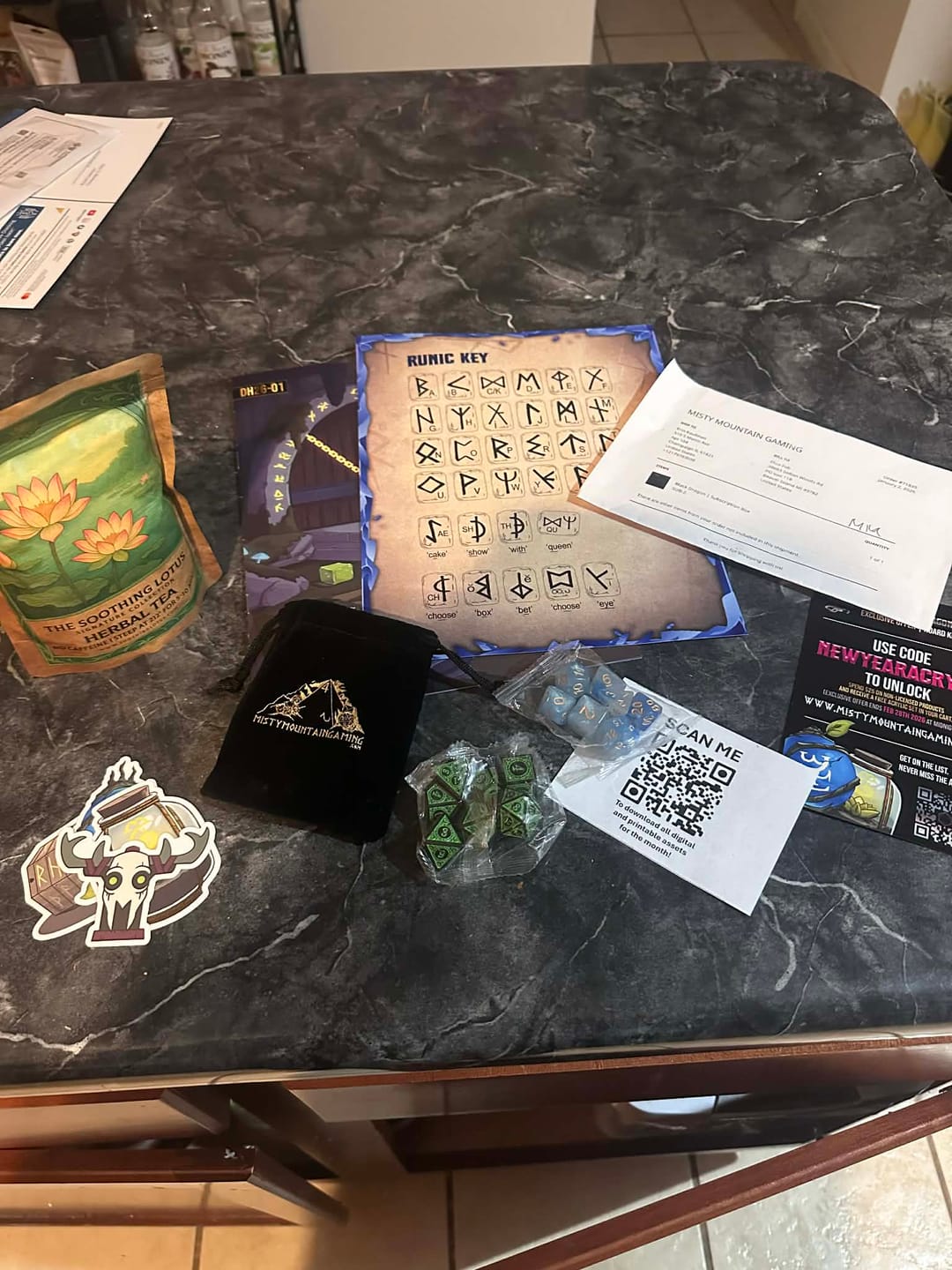 Customer photo review of Black Dragon | Subscription Box