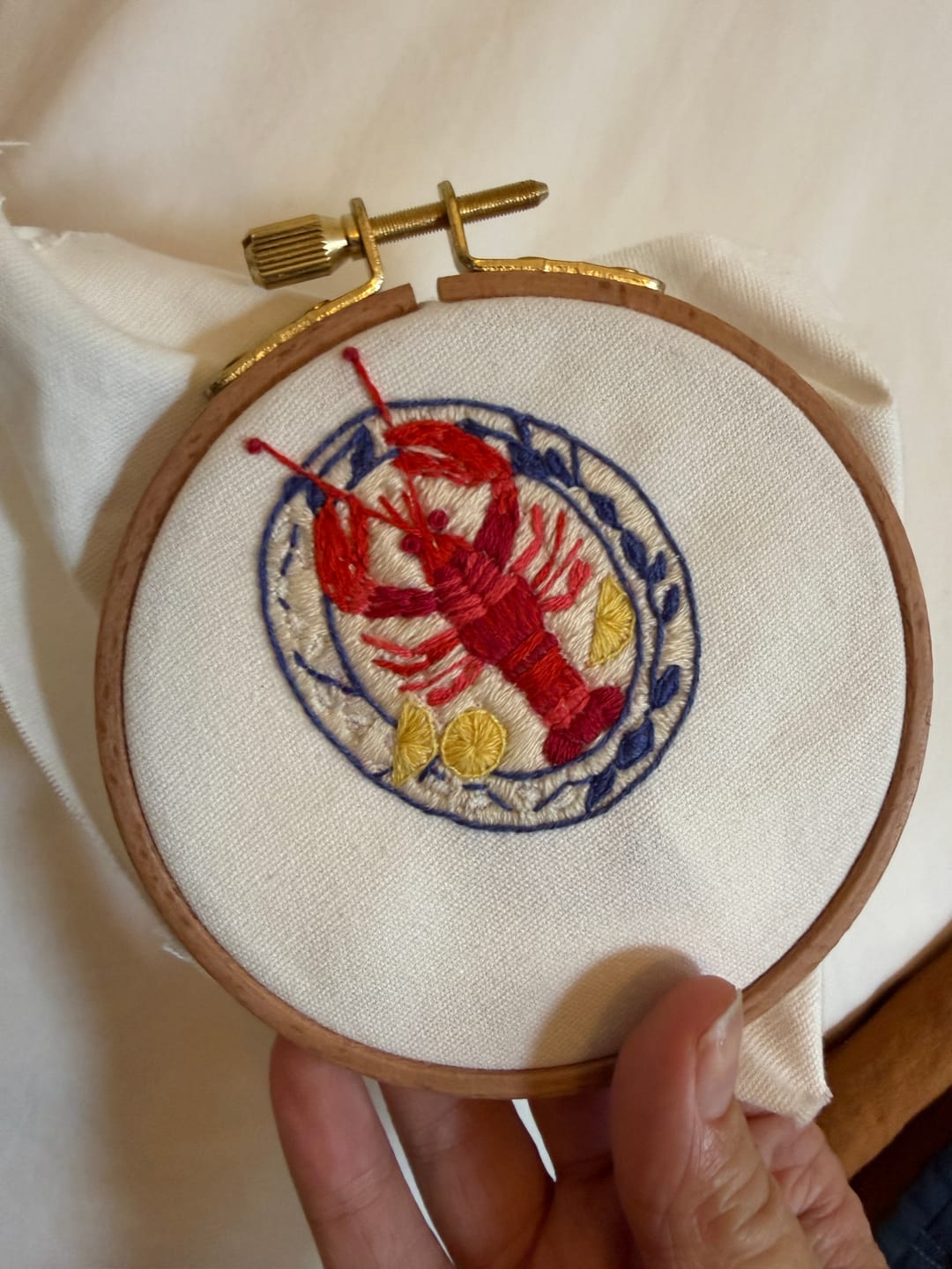 Customer photo review of Mini Lobster (4")