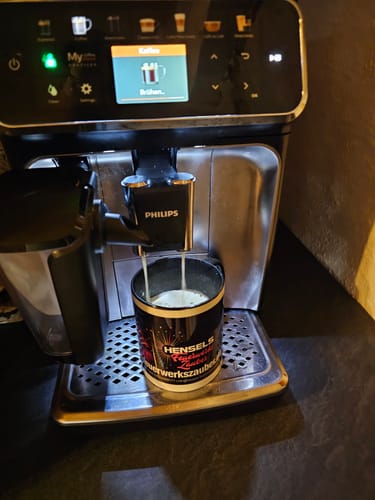 Customer photo review of TassenExpress - Becher Keramik Tasse mit Logo bedruckt 325ml Firmenlogo