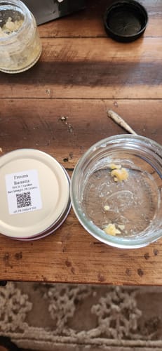 Customer photo review of Frozen Banana | THCA Crumble
