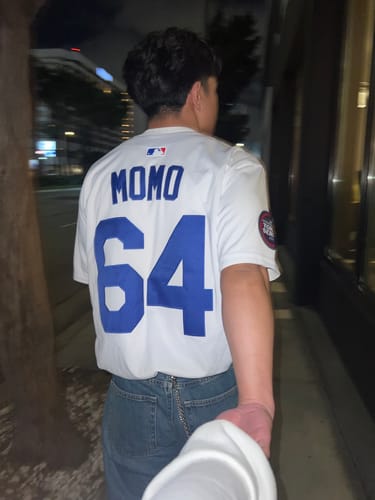 Customer photo review of Twice LA Baseball Jersey
