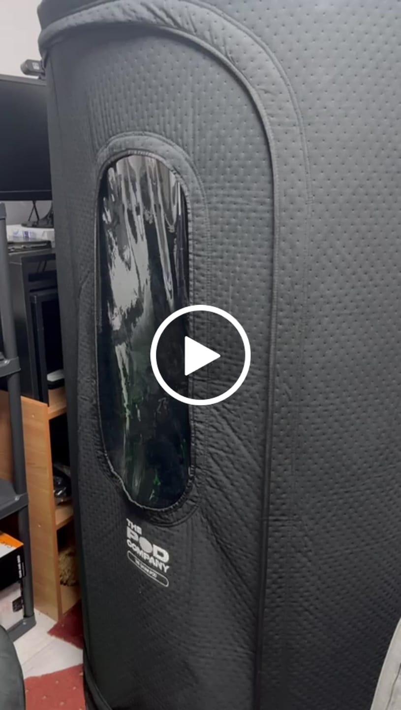 Customer video review of The Sauna Pod