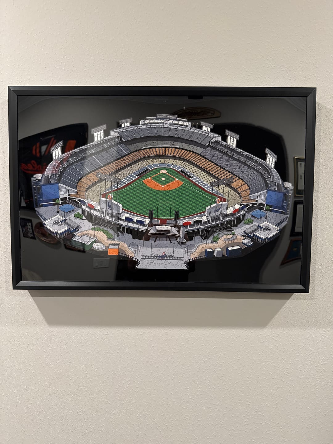 Customer photo review of Los Angeles Dodgers™ Dodgers Stadium - Wooden Puzzle