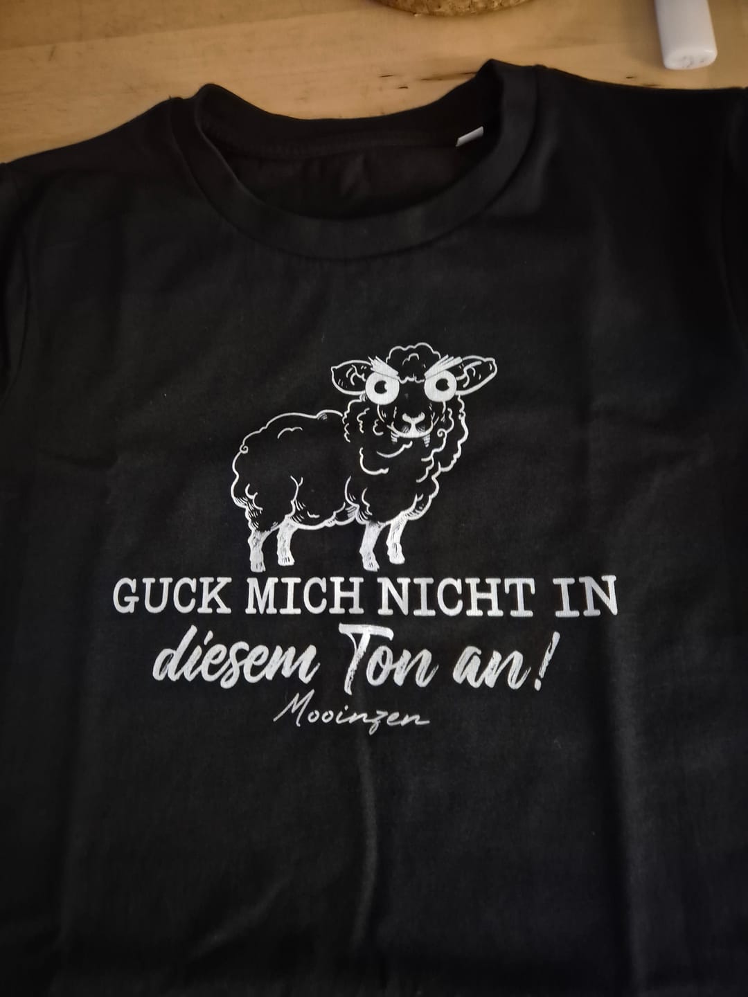 Customer photo review of Guten Morgen? ganz dünnes Eis.. · Damen Premium Bio T-Shirt 2.0
