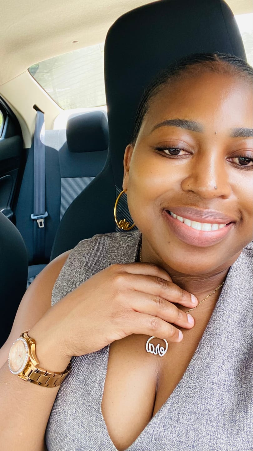 Customer photo review of Gold Precious Logo Necklace