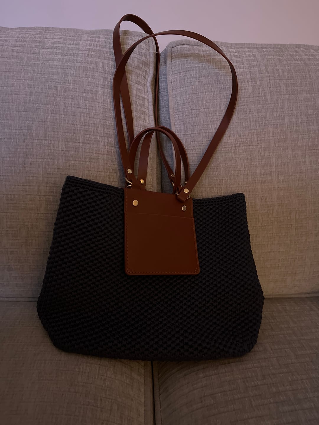 Customer photo review of CrochetPark™ Crochet Urban classic Tote Kit